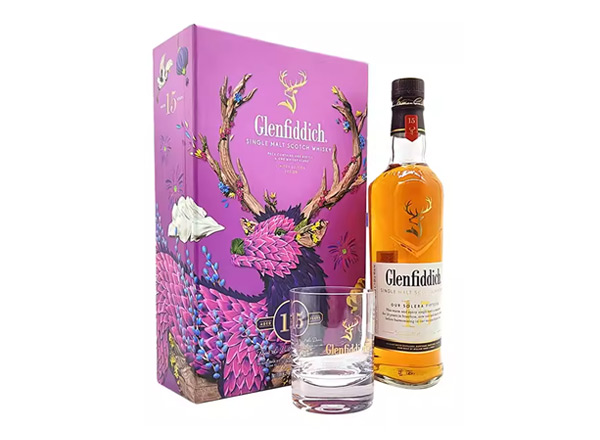 珠海收购格兰菲迪15年威士忌福鹿礼盒装Glenfiddich苏格兰威士忌700ml上门回收