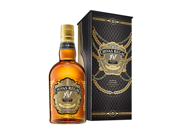 珠海芝华士15年回收Chivas Regal XV Balmain巴尔曼联名限定版700ml苏格兰调配型威士忌洋酒