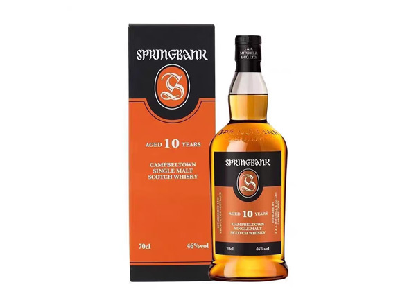 珠海收购云顶10年威士忌SpringBank云顶10年700ml回收洋酒行货