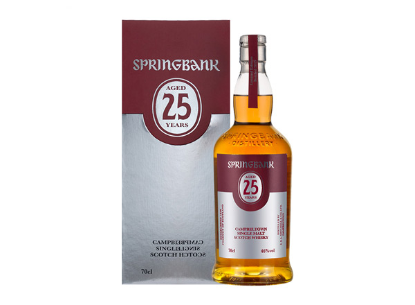 珠海云顶25年回收云顶威士忌SpringBank 46度坎贝尔镇苏格兰单一麦芽700m进口洋酒威士忌