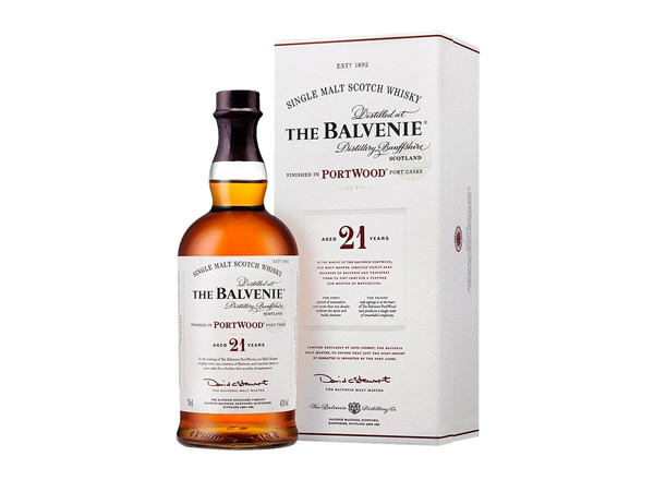 珠海回收百富威士忌21年波特桶陈酿The Balvenie Portwood Single百富洋酒收购