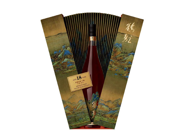 珠海鹤驻18年黄酒回收鹤驻新花雕18年珍藏版千里江山图