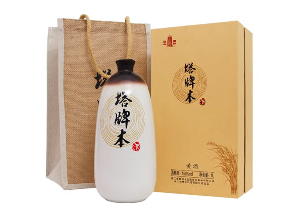 珠海塔牌黄酒回收塔牌本酒500ml/1000ml绍兴黄酒花雕酒礼盒