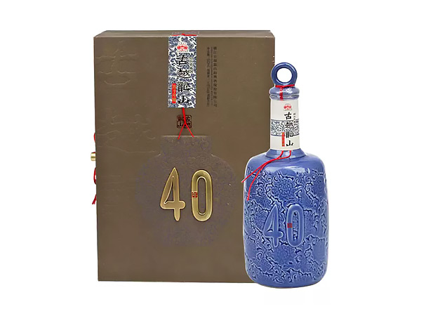 珠海古越龙山40年黄酒回收古越龙山四十年陈酿花雕酒