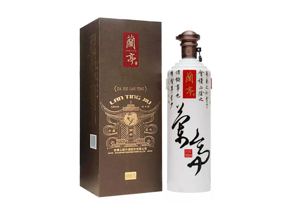珠海会稽山兰亭黄酒大师兰亭1L装老款礼盒