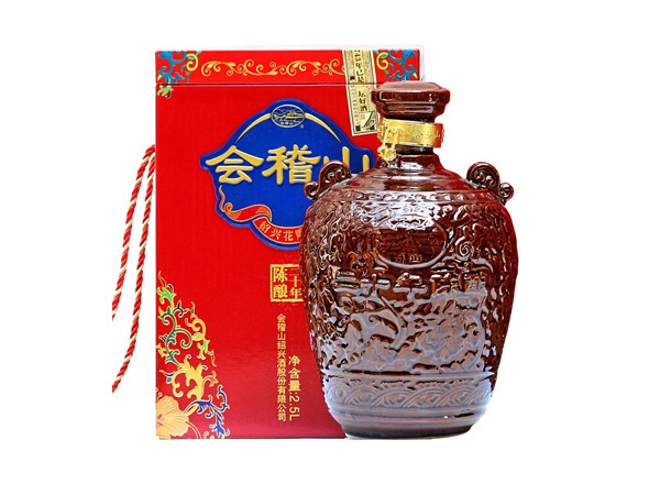 珠海回收会稽山二十年黄酒陶坛20年陈酿2.5L花雕酒
