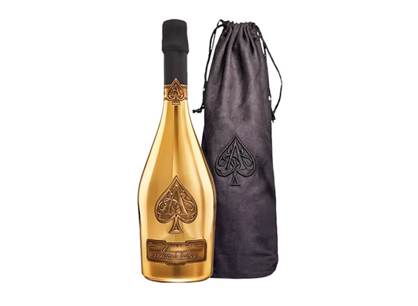 珠海黑桃A香槟回收黑桃A黄金香槟金色瓶Armand de Brignac Brut